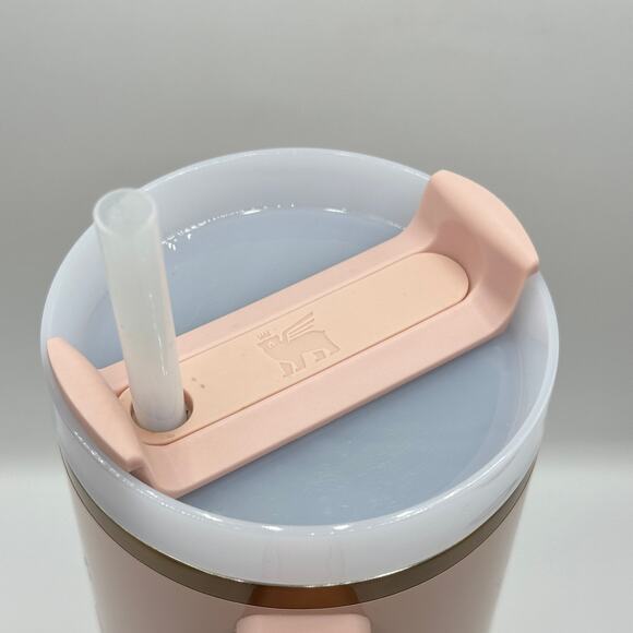 STANLEY Quencher H2.0 Flowstate Tumbler 40oz Deco Blush Gloss Pink Rose Gold - Picture 5 of 7